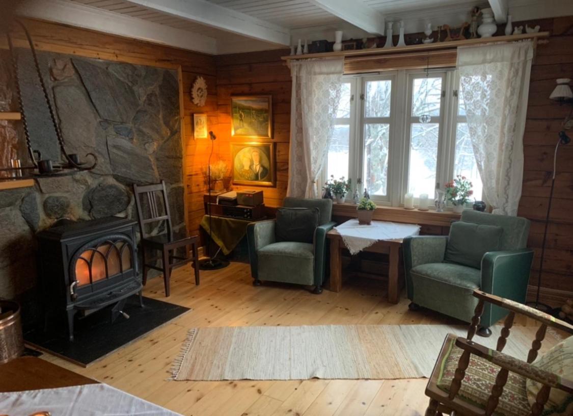 100 Years Old Norwegian Log House In * Tromsø